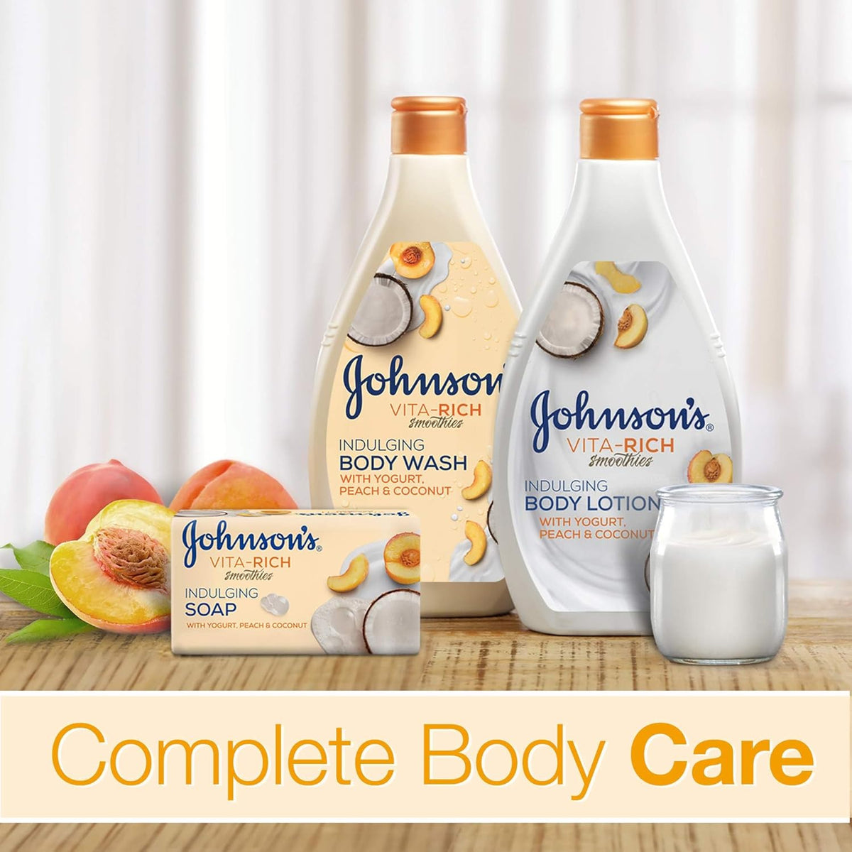 Johnson Body Wash 400 ml Vita-yogurt, Peach, and Coconut