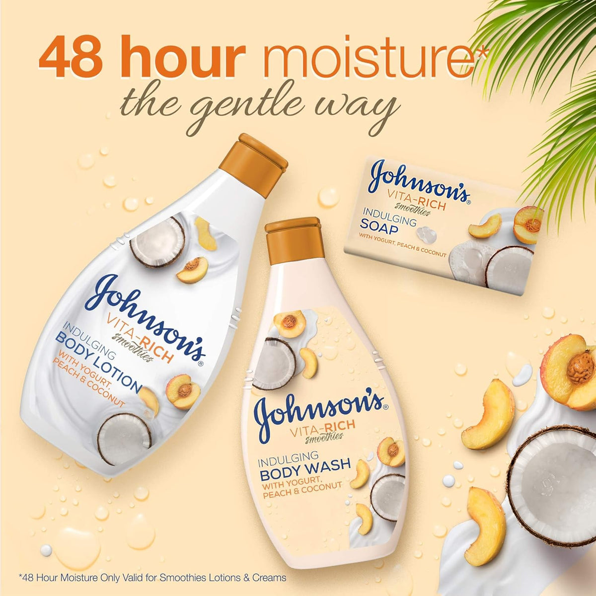 Johnson Body Wash 400 ml Vita-yogurt, Peach, and Coconut